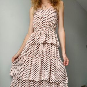 Long Summer Dress with Dots